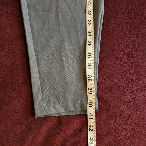 Men's Jogger Pants Pockets Side Zips Grey Size Medium - Picture 14 of 14